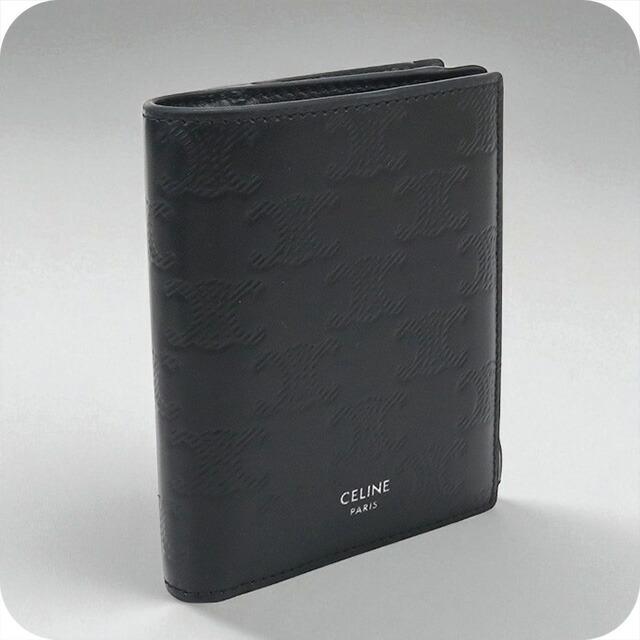 CELINE 中古 セリーヌ 二折財布 レディース ブランド トリオンフ