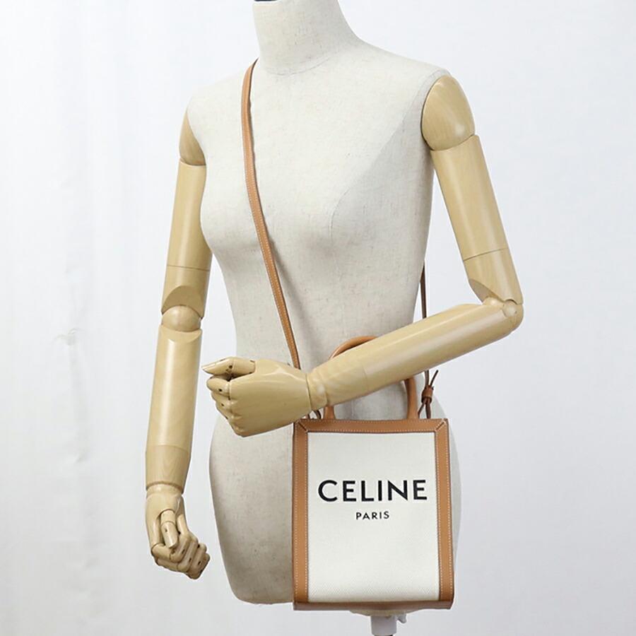 中古良品CELINE セリーヌ ハンドバッグ ミニバーティカルカバ レディース ホワイト CELINE（セリーヌ） 中古 ハンドバッグ レディース ブランド ミニ