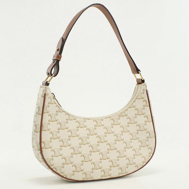 CELINE ショルダーバッグ ベージュ/ホワイト CELINE ショルダーバッグ ベージュ ホワイト ショルダーバッグ