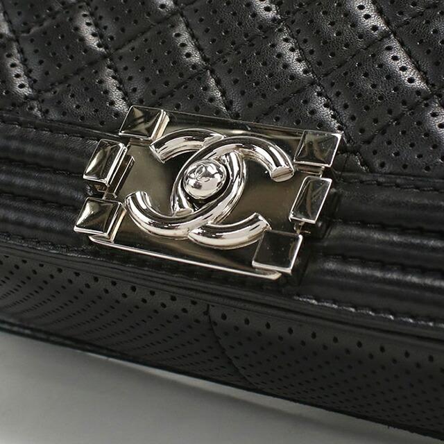 シャネル CHANEL ボーイシャネル ショルダーバッグ バッグ レザー レディース ブラック系 A67086 【中古】 CHANEL - シャネル CHANEL ボーイシャネル ショルダーバッグ バッグ