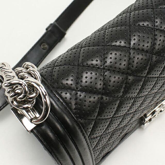 シャネル CHANEL ボーイシャネル グラフィティ ショルダーバッグ バッグ レザー レディース ブラック系 A67086 【中古】 CHANEL（シャネル） 中古 ショルダーバッグ レディース ブランド