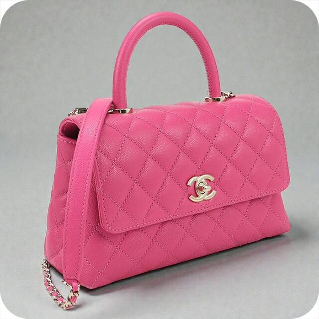 激レアCHANELココハンドルピンクメタリックノベルティバッグ新品未使用 CHANEL Coco Handle Bag Pink | eBay