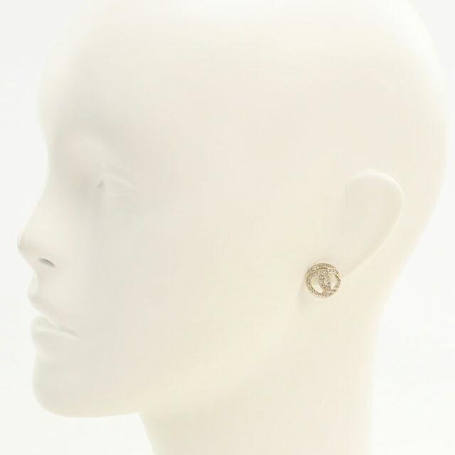 CHANEL（シャネル） 中古 ピアス レディース ラインストーン ゴールド 