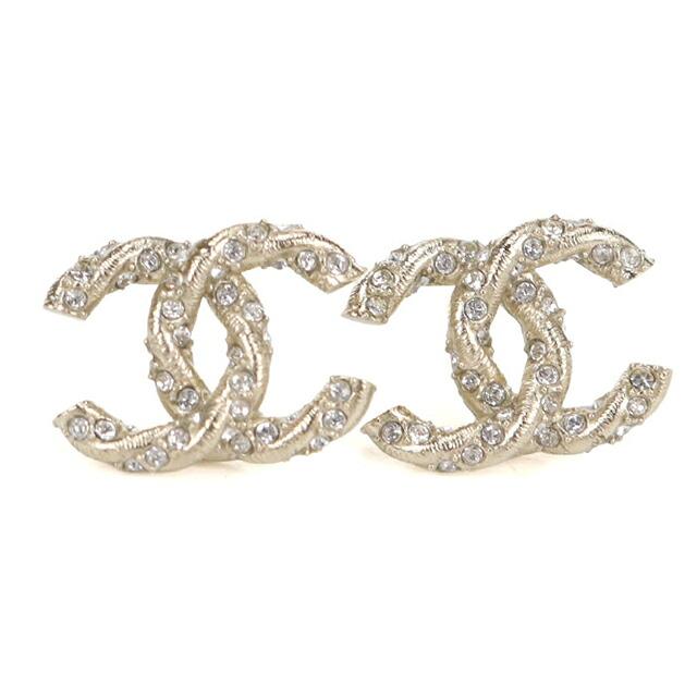 シャネル ココマーク ピアス ゴールドベージュ 02P ヴィンテージ レディース CHANEL（シャネル） 中古 ピアス レディース ブランド ココマーク