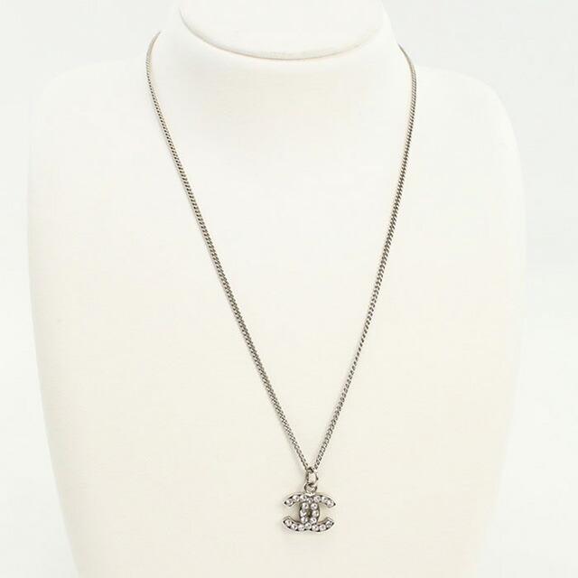 CHANEL ロゴペンダントネックレス 箱付き CELINE 中古 シャネル ネックレス レディース ブランド ココ