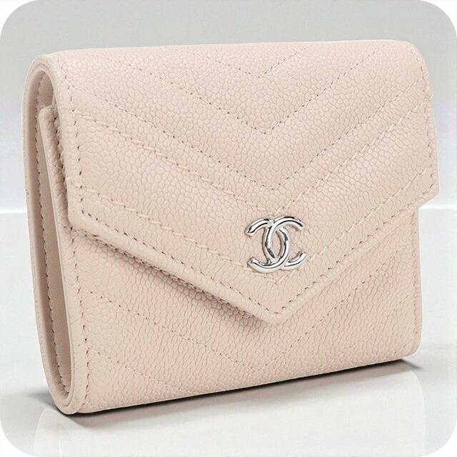 CHANEL（シャネル） 中古 三折財布小銭入付き レディース ブランド