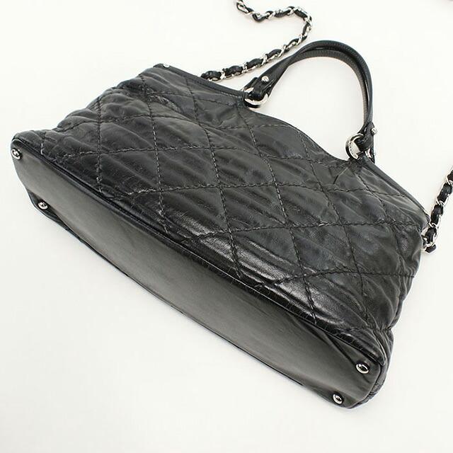 シャネル ワイルドステッチ･チェーントート  【Bランク】【中古】 中古・古着通販】CHANEL (シャネル) ワイルドステッチココマーク