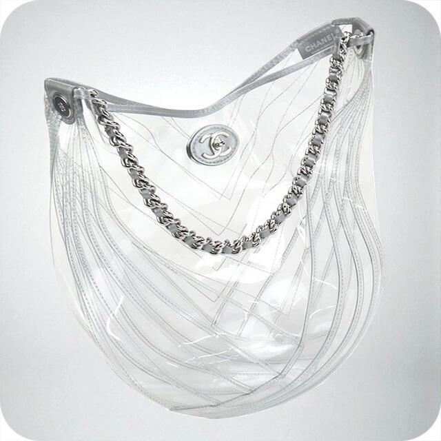CHANTICLEER チャンタクリアハックル　シルバーバジャー系　レア CHANEL（シャネル） 中古 ショルダーバッグ レディース ブランド