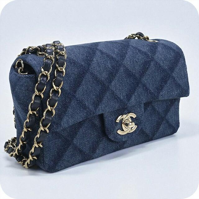 中古良品CHANEL シャネル 斜め掛け ショルダーバッグ チェーン マトラッセ レディース ブルー CHANEL（シャネル） 中古 斜め掛け ショルダーバッグ レディース