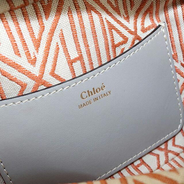 中古 クロエ ハンドバッグ レディース ブランド CHLOE ダリア 2WAY レザー グレー バッグ_6