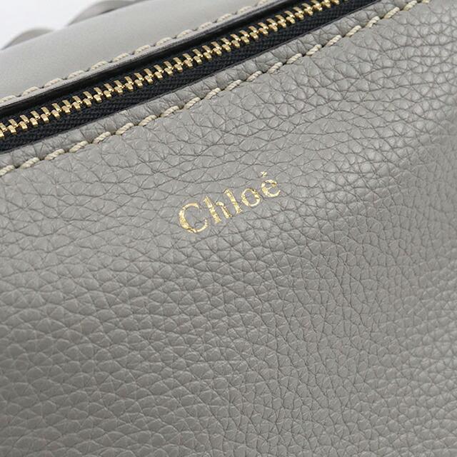 中古 クロエ ハンドバッグ レディース ブランド CHLOE ダリア 2WAY レザー グレー バッグ_7