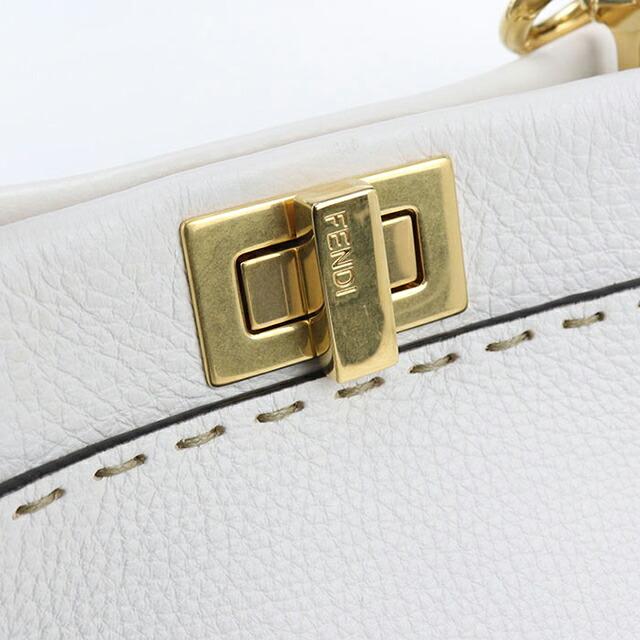 FENDI フェンディ アンサンブル コットン ホワイト【中古】 レディース FENDI（フェンディ） ブランド 長袖ニット セーター レディース ニット
