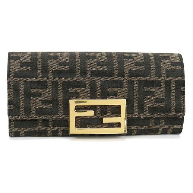 FENDI（フェンディ） 中古 長財布二折 レディース ブランド バゲット