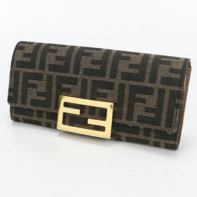 FENDI（フェンディ） 中古 長財布二折 レディース ブランド バゲット
