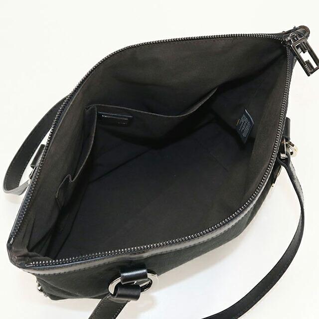 【美品】FENDI トートバッグ FFロゴ ブラック 8BH196 美品】FENDI トートバッグ FFロゴ ブラック 8BH196