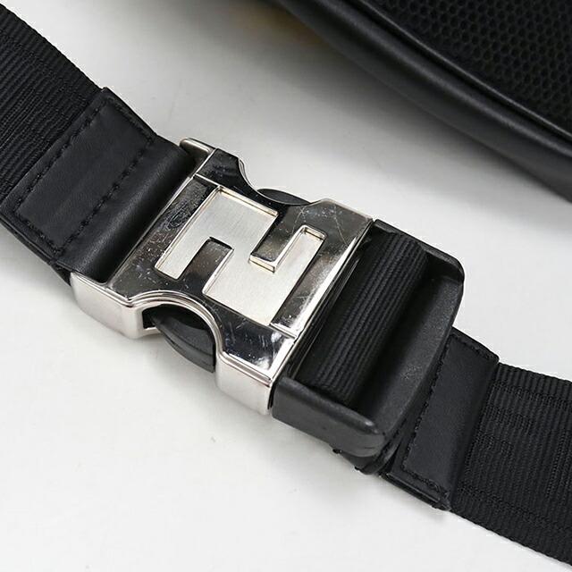 フェンディ ダイアゴナル ベルトバッグ ボディバッグ メンズ 黒 レザー 人気 FENDI（フェンディ） 中古 ボディバッグ メンズ ブランド ダイアゴナル