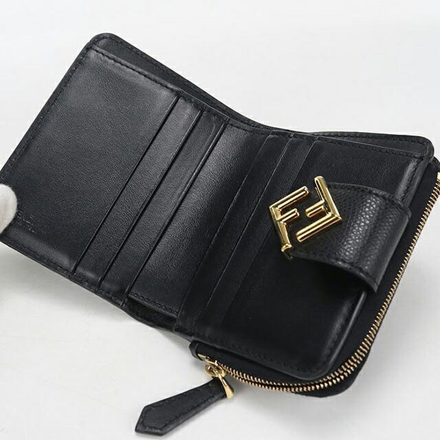 FENDI（フェンディ） 中古 二つ折り財布 二折財布 コンパクト