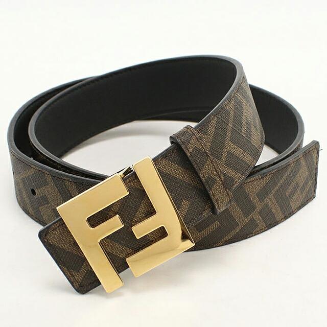 FENDI（フェンディ） 中古 ベルト メンズ ブランド ズッカ FFスクエア