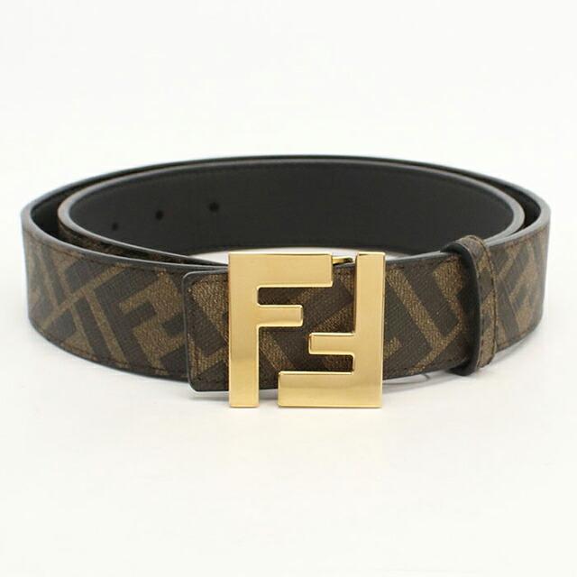 FENDI（フェンディ） 中古 ベルト メンズ ブランド ズッカ FFスクエア