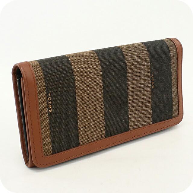FENDI（フェンディ） 中古 長財布二折 レディース ブランド ペカン