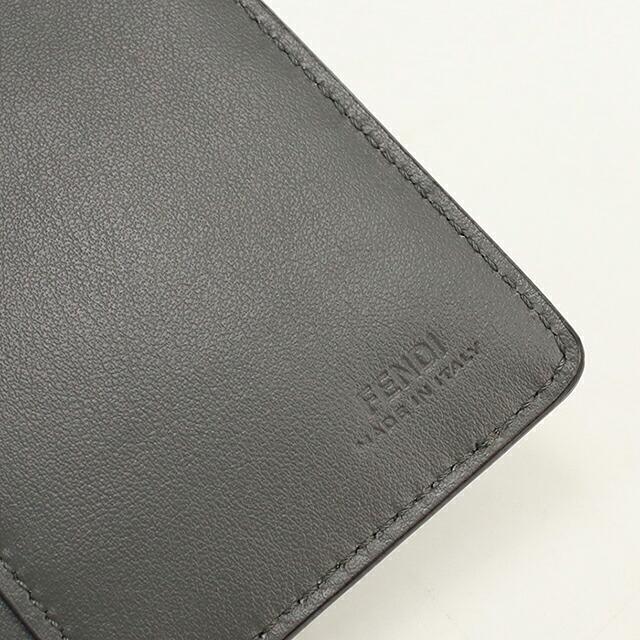 kou　FENDI グレー レザー 長財布 FENDI（フェンディ） 中古 長財布二折 レディース ブランド オーロック