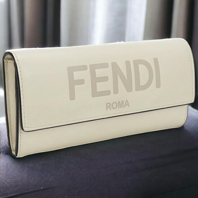 中古 フェンディ 長財布ニ折小銭入付き レディース ブランド FENDI 