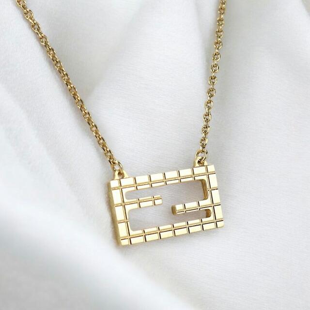 中古 フェンディ ネックレス レディース ブランド FENDI ネックレス 