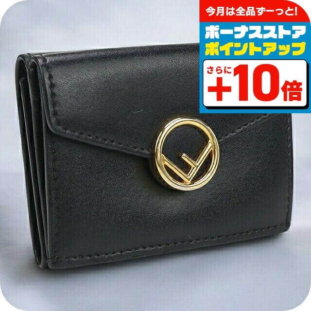 406 美品 FENDI フェンディ エフイズ 3つ折り財布 FENDI（フェンディ） 中古 三折財布 レディース ブランド エフ イズ