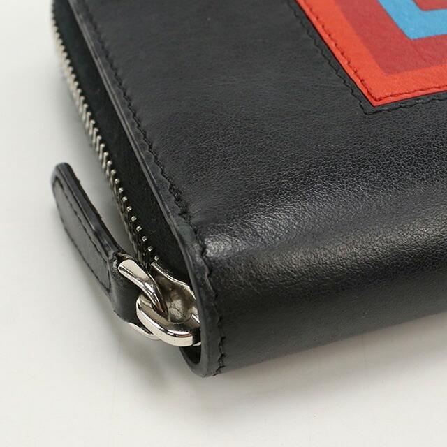 FENDI 中古 フェンディ 長財布ラウンドファスナー メンズ ブランド  