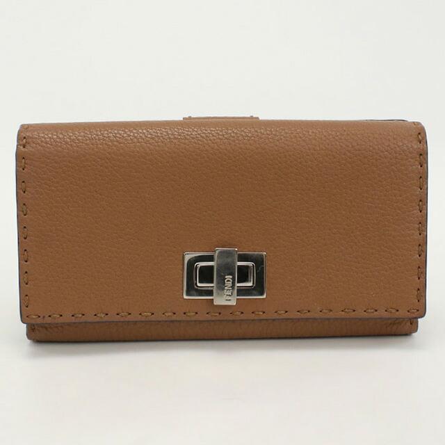 FENDI（フェンディ） 中古 長財布ニ折小銭入付き レディース ブランド