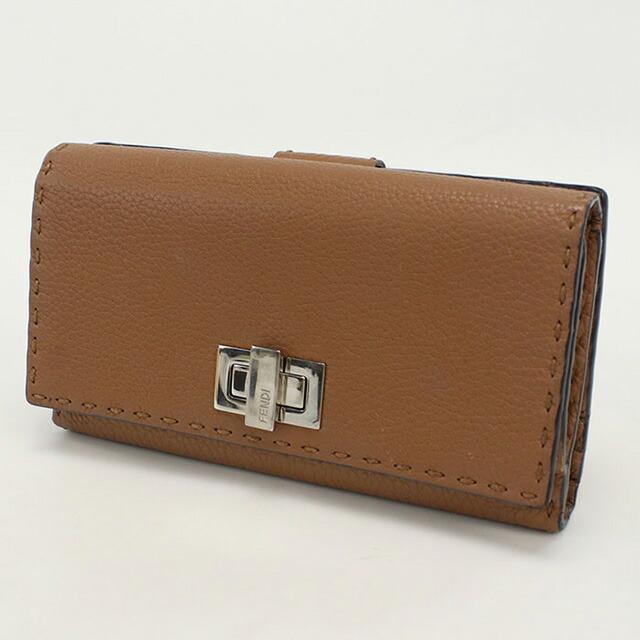 FENDI（フェンディ） 中古 長財布ニ折小銭入付き レディース ブランド