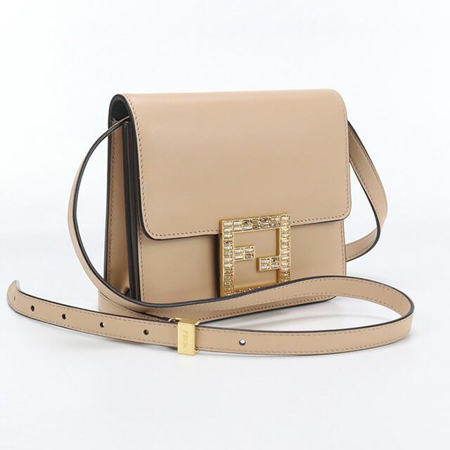 美品】FENDI フェンディ ショルダーバッグ ファブ ベージュ 8BT325 