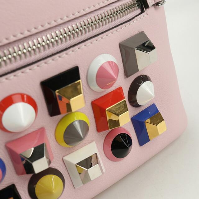フェンディ.FENDI.ビーズデザイン ピンク ショルダーバッグ FENDI（フェンディ） 中古 ショルダーバッグ レディース ブランド