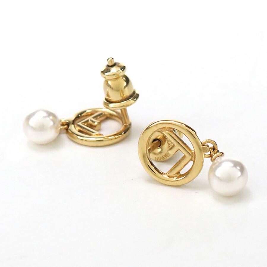 ✨美品✨FENDI ピアス　エフイズ　ゴールド　片耳　レディース FENDI エフ イズ ピアス ピンクゴールド 楽天市場】FENDI フェンディ