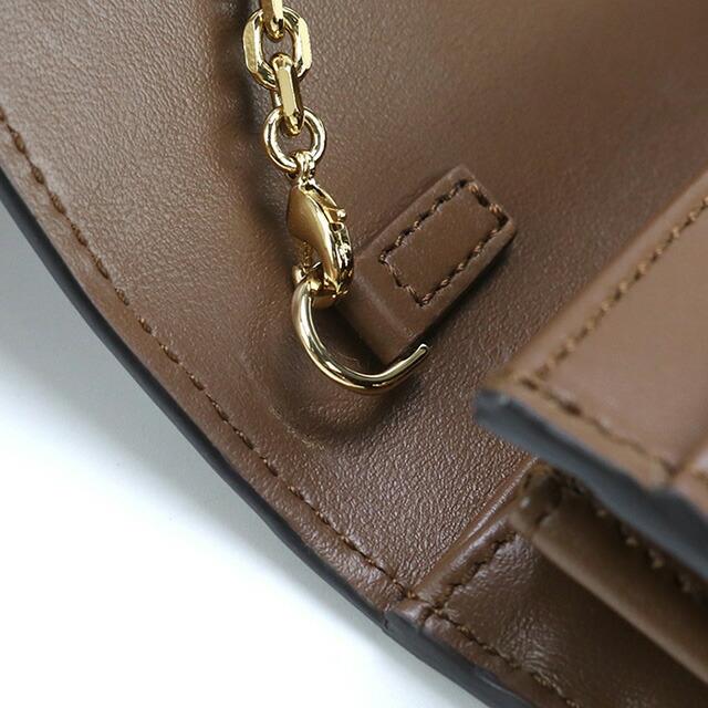 FENDI ブラウン チェーンウォレット　FFロゴ FENDI（フェンディ） チェーンウォレット CHAIN CONTINETAL チェーン