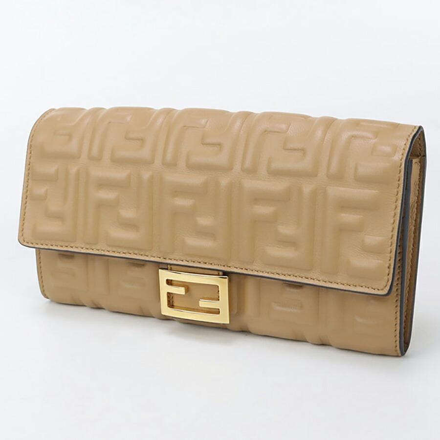 FENDI（フェンディ） 中古 長財布二折 レディース ブランド バゲット
