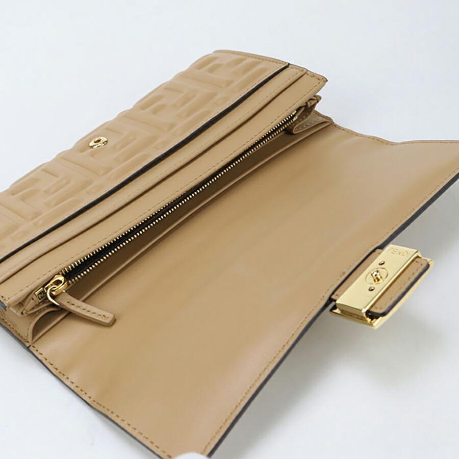 FENDI（フェンディ） 中古 長財布二折 レディース ブランド バゲット
