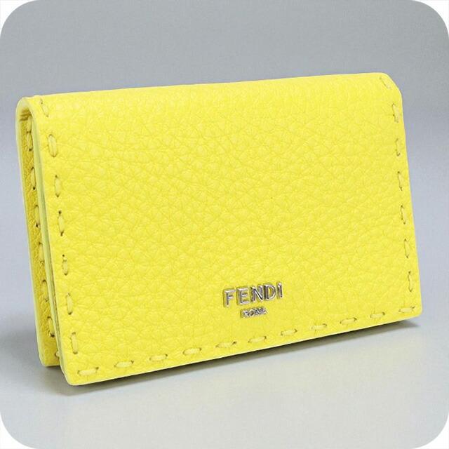 【新品未使用】FENDI イエロー 名刺入れ 7M0349AP3CF1QCH_01