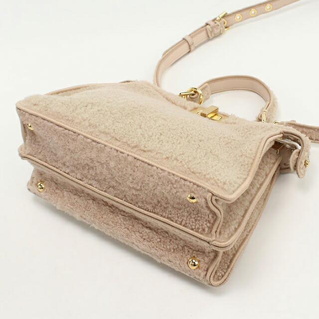 美品✨フェンディ　ピーカブー　2way フラワー刺繍　ベージュ　ショルダー FENDI（フェンディ） 中古 ハンドバッグ レディース ブランド