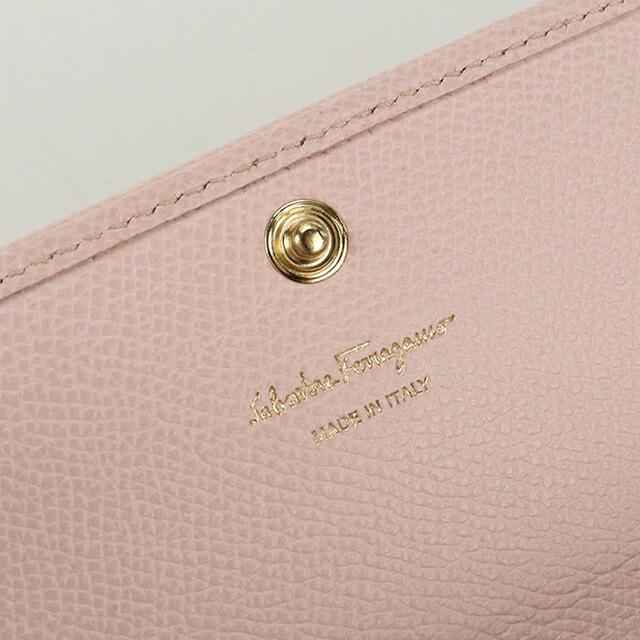 たけちゃん【新品】フェラガモ  ヴァラ長財布(ピンク) フェラガモヴァラ ファスナー長財布 ピンク ゴールド金具 レディース
