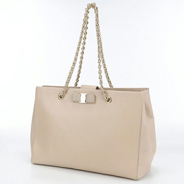 S.Ferragamo フェラガモ/バラリボンチェーンショルダー/ベージュ/SAランク/92【中古】 楽天市場】S.Ferragamo フェラガモ/バラリボンチェーンショルダー