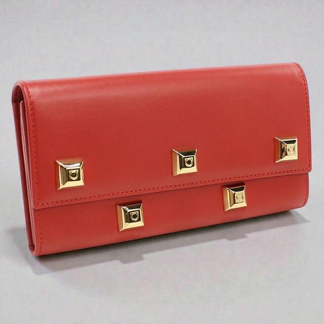 FERRAGAMO（フェラガモ） 中古 長財布二折 レディース ブランド
