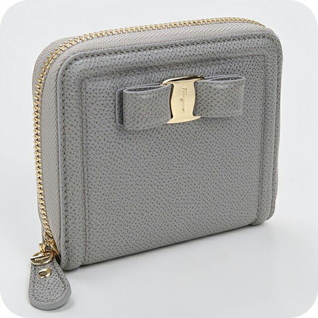 FERRAGAMO（フェラガモ） 中古 ラウンドファスナー財布 レディース 