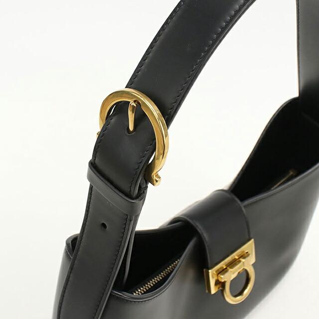 美フェラガモ ワンショルダーバッグ サフィアーノレザー ガンチーニ　アクセサリー FERRAGAMO（フェラガモ） 中古 ショルダーバッグ レディース ブランド