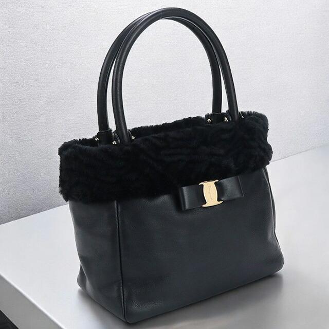 FERRAGAMO 中古 フェラガモ ハンドバッグ レディース ブランド ヴァラ