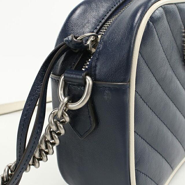 GUCCI(グッチ) GGマーモント ミニ カメラバッグ ショルダーバッグ 肩掛け 斜め掛け チェーン GGキャンバス グリーン緑 ネイビー紺 ガンメタル金具 447632 レディース 40802181690【中古】【アラモード】 楽天市場】グッチ バッグ レディース ショルダーバッグ GGマーモント