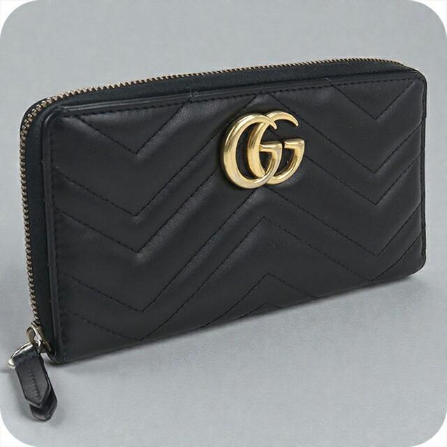 GUCCI（グッチ） 中古 長財布ラウンドファスナー レディース ブランド 