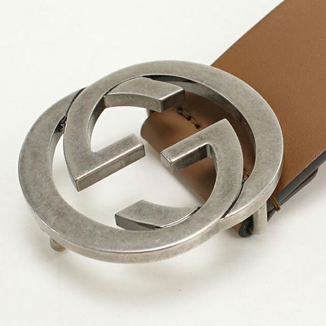 中古 グッチ ベルト メンズ ブランド GUCCI インターロッキングG