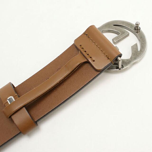 中古 グッチ ベルト メンズ ブランド GUCCI インターロッキングG