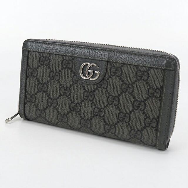 GUCCI（グッチ） 中古 長財布 ラウンドファスナー メンズ ブランド